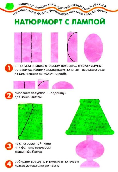 Натюрморт аппликация