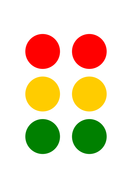 Аппликация светофор