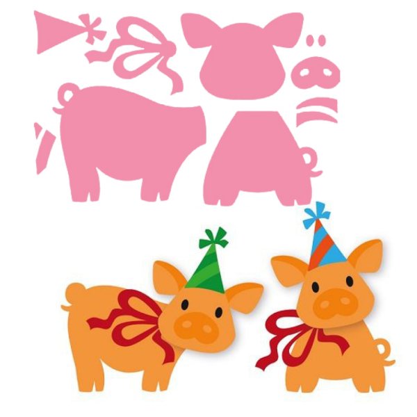 Поделка поросенок из бумаги