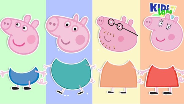 Свинка Пеппа для вырезания