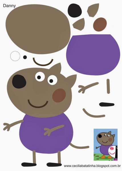 Поросенок аппликация для детей