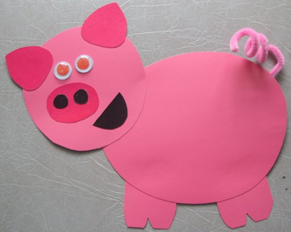 Аппликация "домашние животные"