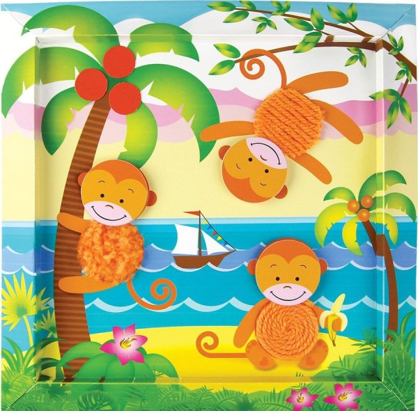 Сюжетная аппликация для детей