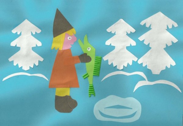 Аппликация по сказкам в подготовительной группе