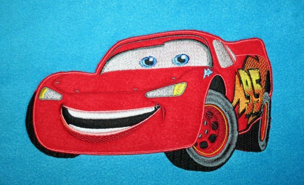 Машинка молния Маквин из фетра