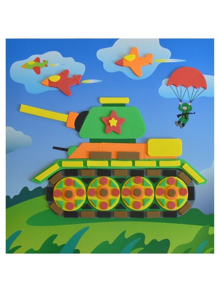 Аппликация танка