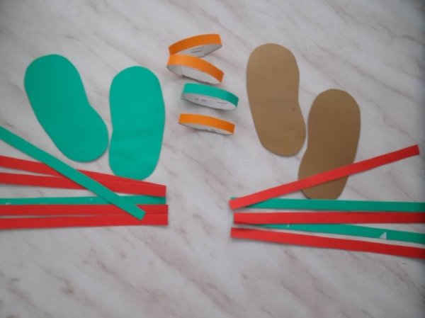 Модель детской летней обуви 4 класс