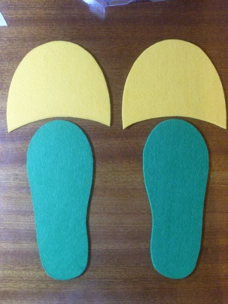 Тапочек для вырезания