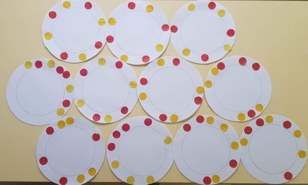 Тарелочка для аппликации