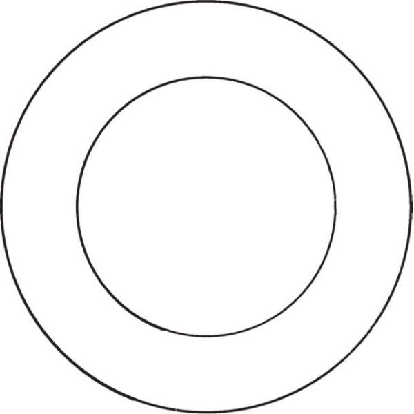 Аппликация тарелка