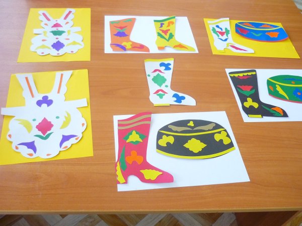 Аппликация в средней группе