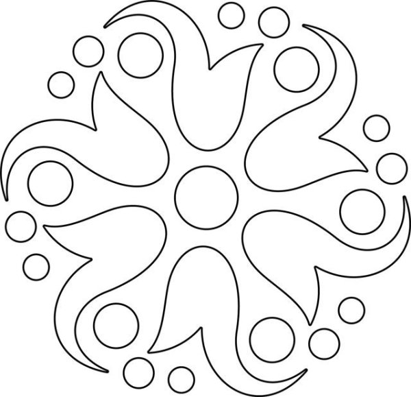 Трафареты узоров для вырезания