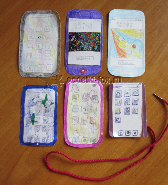 Аппликация телефон