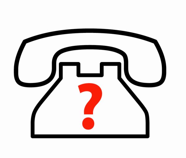 Схематичный рисунок телефона