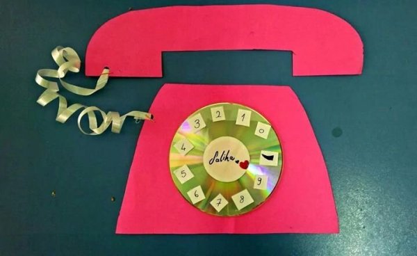 Поделка телефон для детей