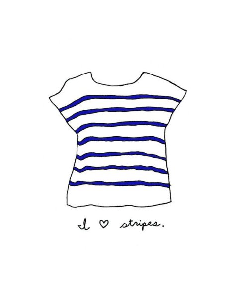 Тельняшка шаблон