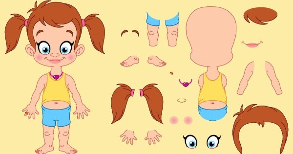 Части тела для детей