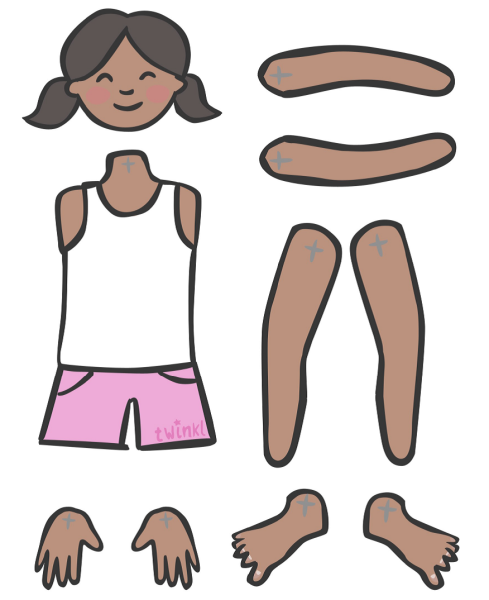 Аппликация части тела