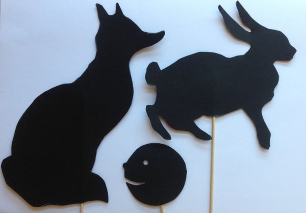 Фигурки для теневого театра