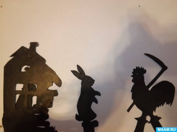 Лиса Заюшкина избушка театр теней