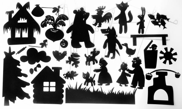 Театр теней Теремок набор фигурок