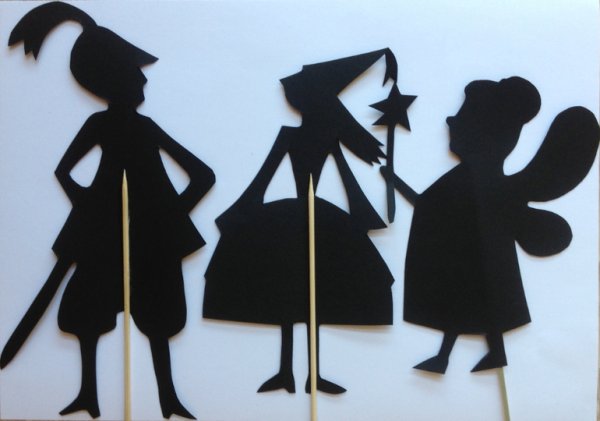 Тростевая кукла в теневом театре