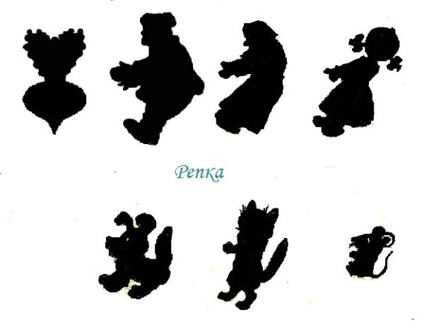 Театр теней сказка Репка