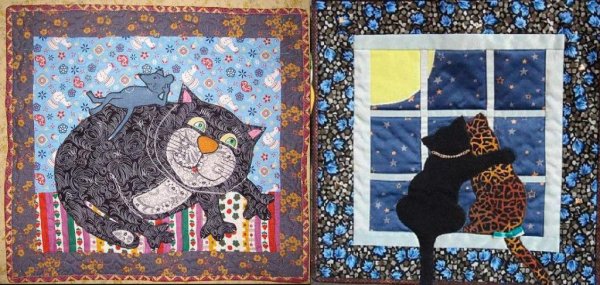 Панно из ткани