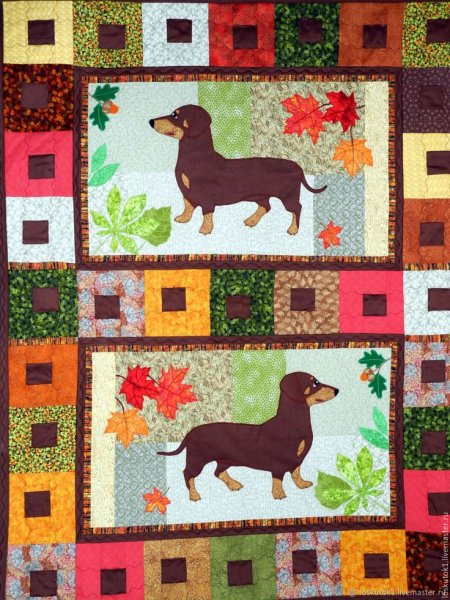 Лоскутное шитье панно