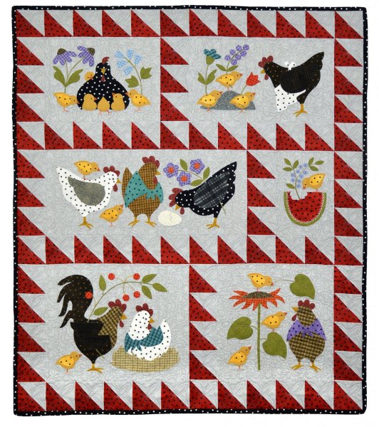 Птицы в лоскутной технике