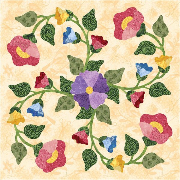 Балтиморская аппликация пэчворк