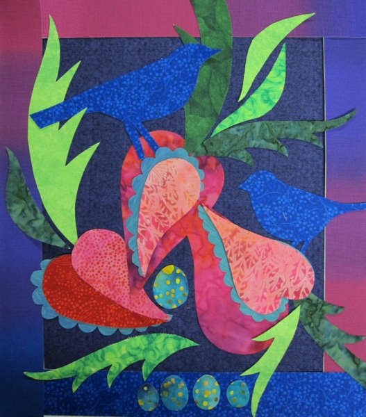 Аппликация из Лоскутов