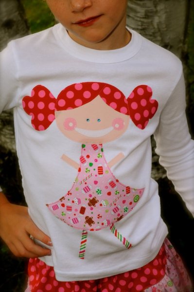 Красивые аппликации на одежде