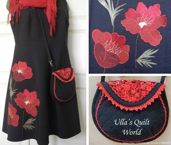 Аппликация на пальто