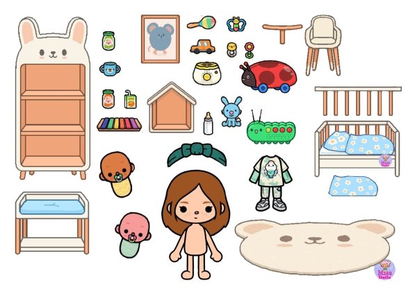 Бумажная тока бока