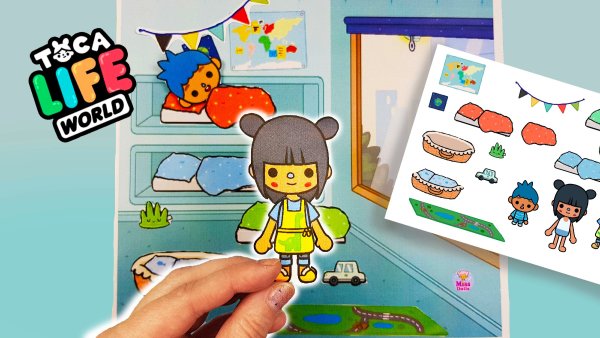 Куколок бумажных из тока бока