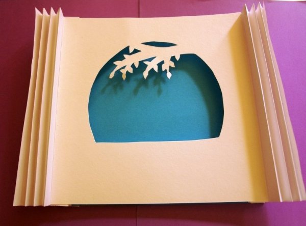 Новогодний бумажный туннель