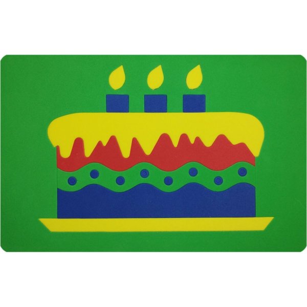 Аппликация торт