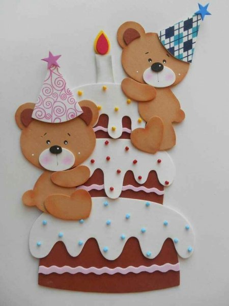 Аппликация торт