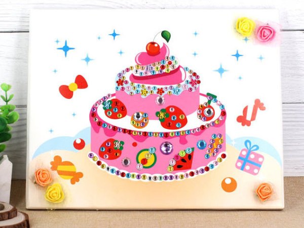 Аппликация торт для малышей