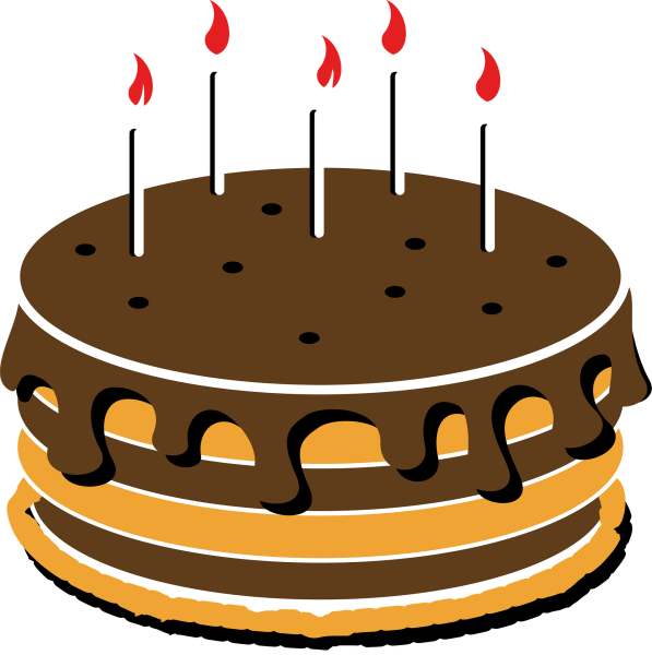Именинный торт клипарт