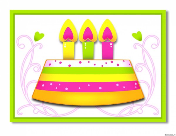 Аппликация торт