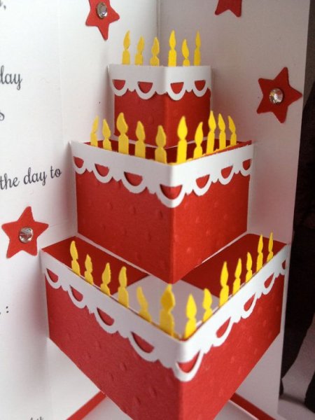 Объемная поделка торт