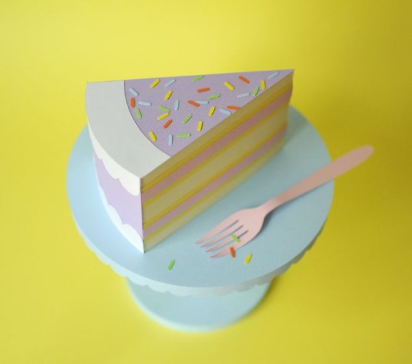 Поделка кусок торта