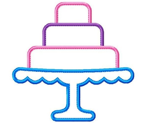 Аппликация тортик шаблон