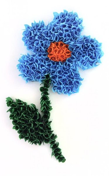 Торцевание дерево из гофрированной бумаги