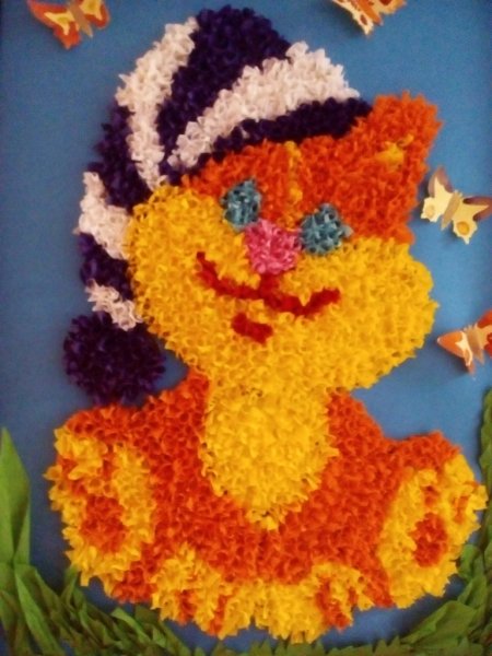 Аппликация торцевание