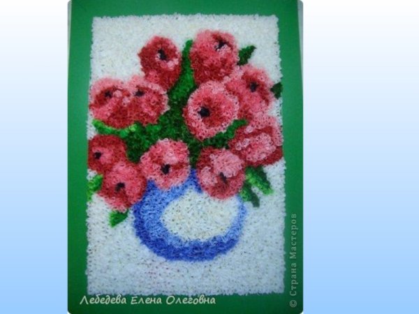 Аппликация торцевание