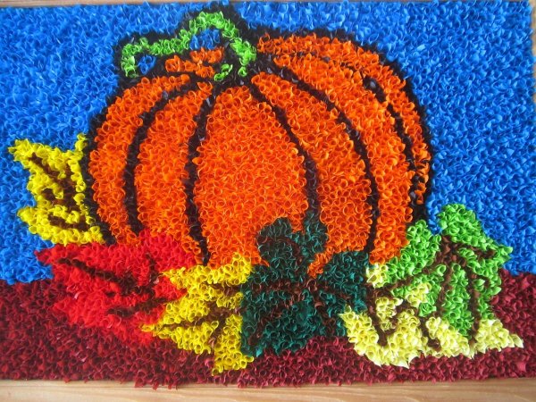 Объемное торцевание на пластилине