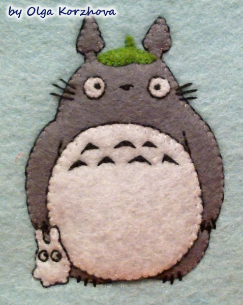 Тоторо выкройка